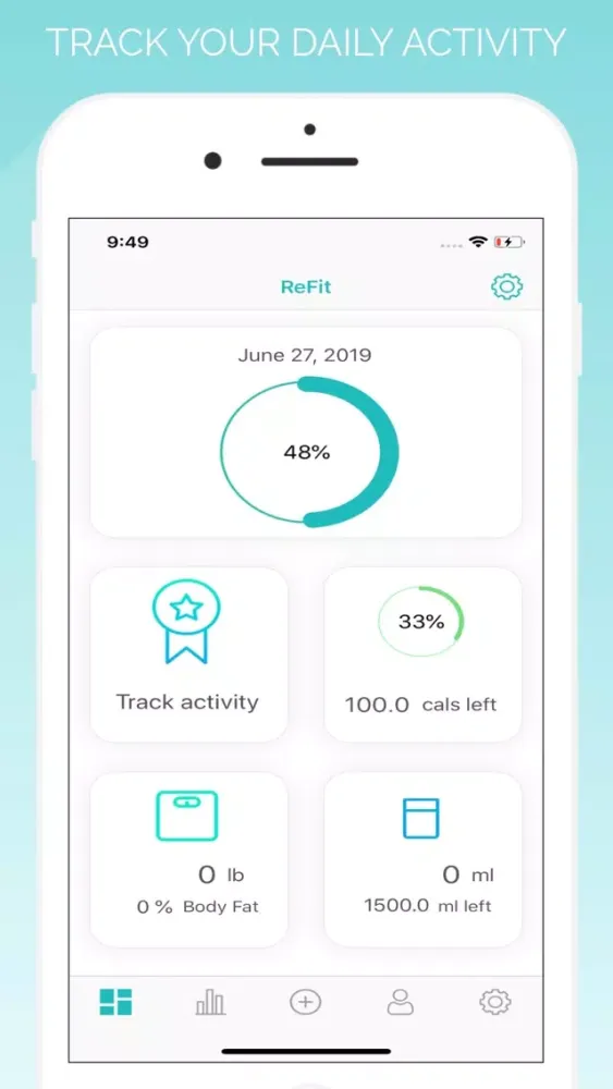 Скриншоты ReFit - My fitness app