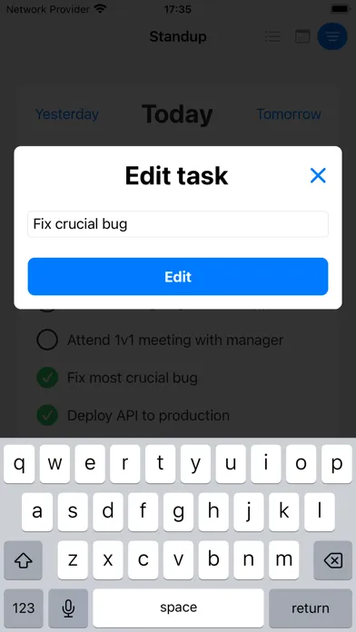 Screenshot di Standup - Scrum Helper