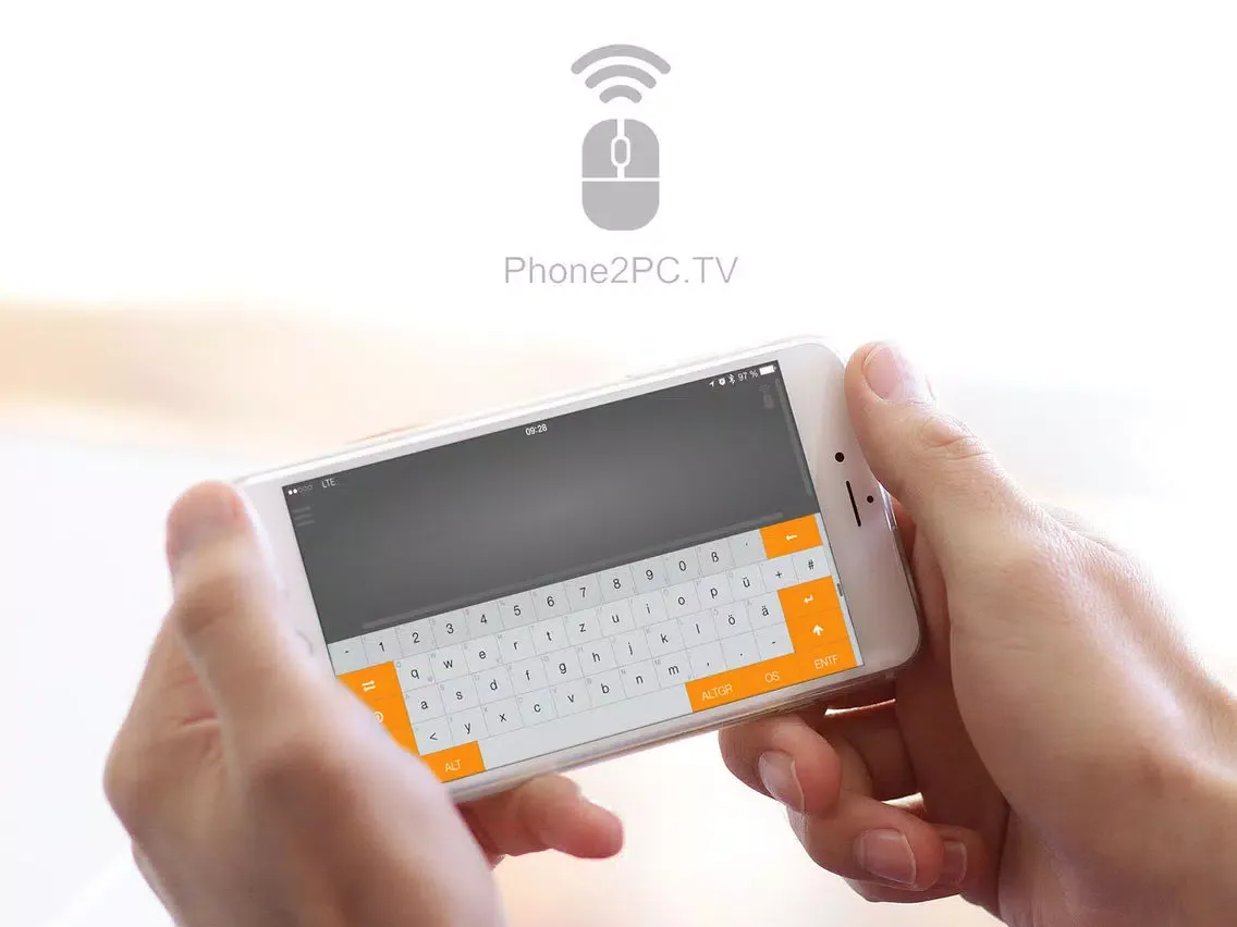 Phone2PC.TV App - Remote - Keyboard and Mouse iPad  Screenshots