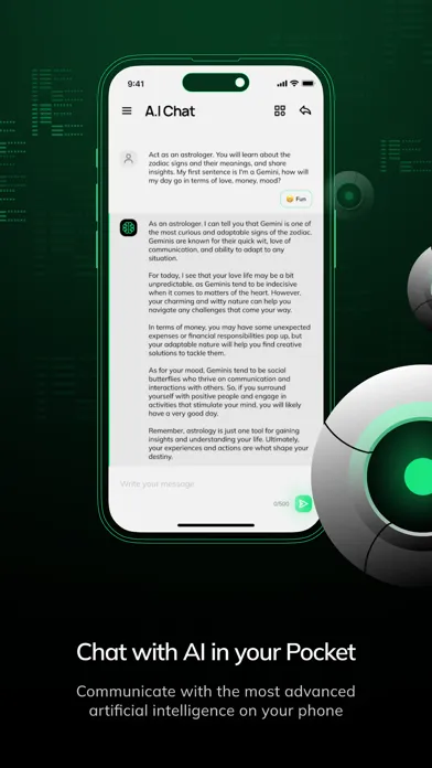 Captures d'écran de A.I chat - NEO Smart Assistant