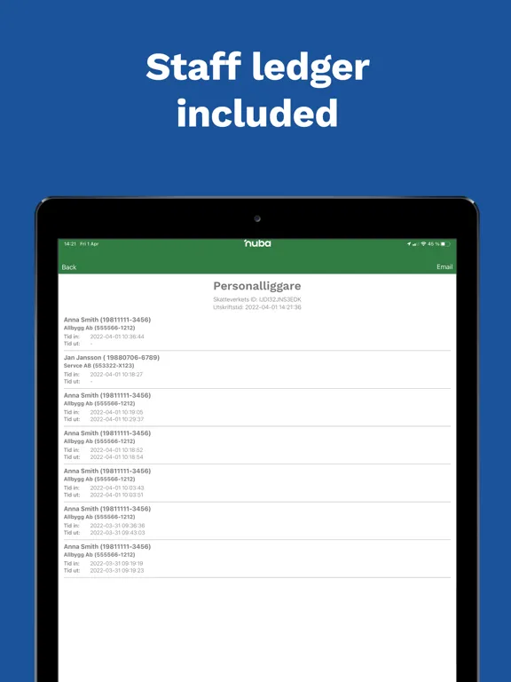 Скриншоты Nuba Tid iPad 