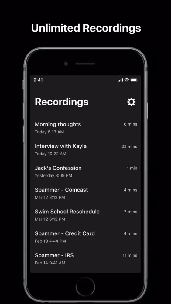 Captures d'écran de Record A Phone Call Pro