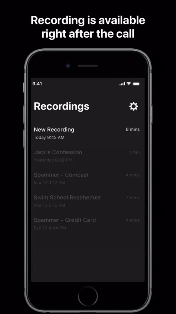 Captures d'écran de Record A Phone Call Pro
