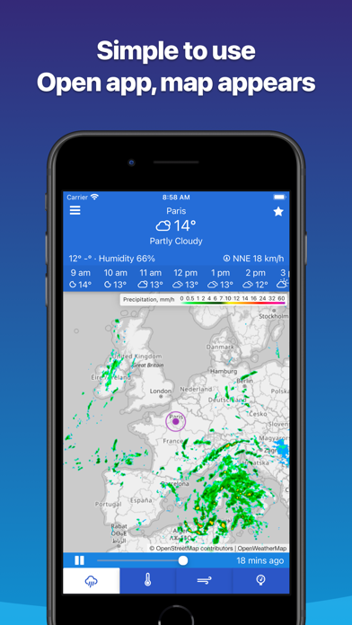 Rain Radar Weather Maps स्क्रीनशॉट