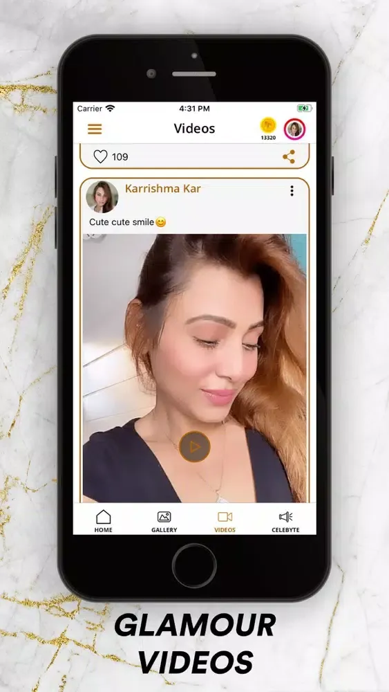 Tangkapan layar Karrishma Kar Official App