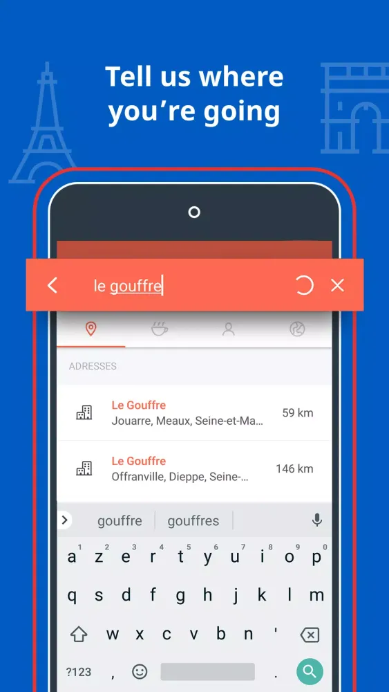 Karta GPS France Navigation Screenshots
