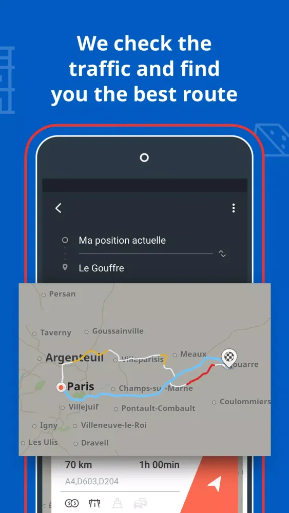 Karta GPS France Navigation Screenshots