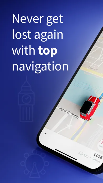 Sat Nav Maps, GPS & Traffic سکرین شاٹس