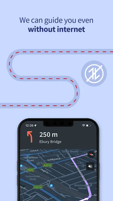 Sat Nav Maps, GPS & Traffic سکرین شاٹس