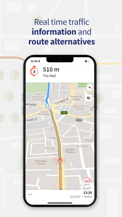 Sat Nav Maps, GPS & Traffic سکرین شاٹس