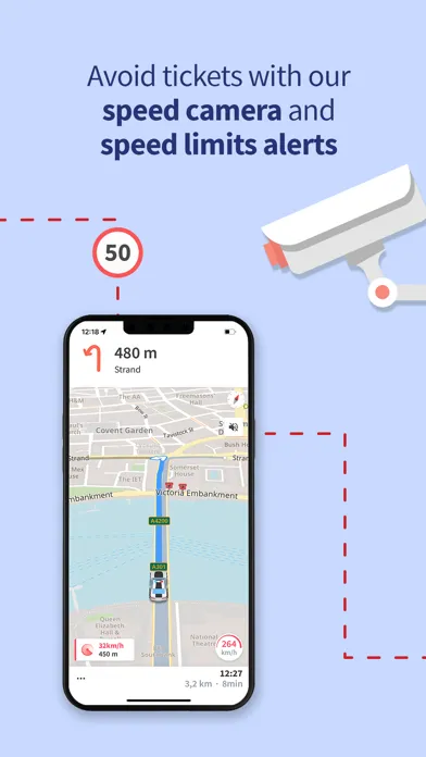 Sat Nav Maps, GPS & Traffic سکرین شاٹس