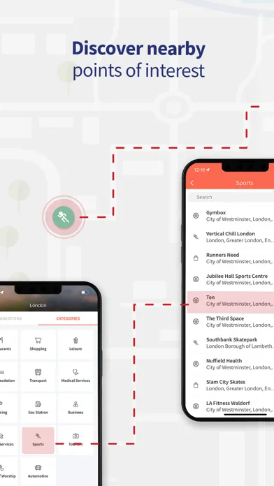 Sat Nav Maps, GPS & Traffic سکرین شاٹس