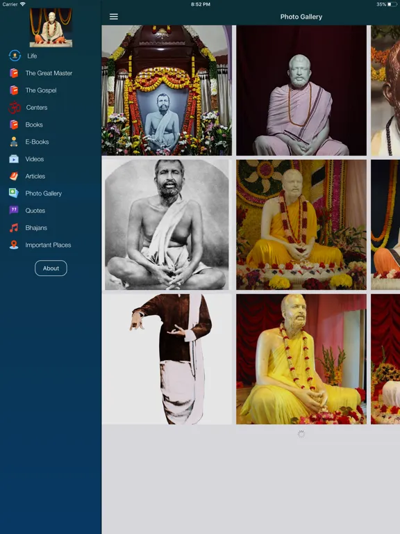 Sri Ramakrishna iPad  Screenshots