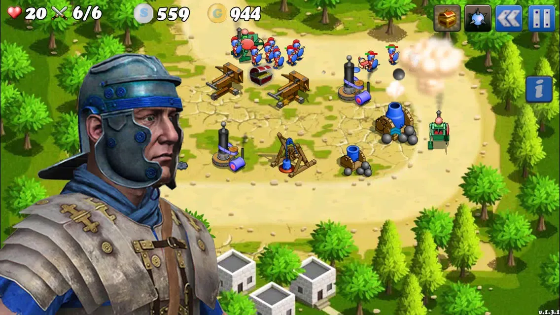 Tangkapan layar Clash of Greeks and Romans