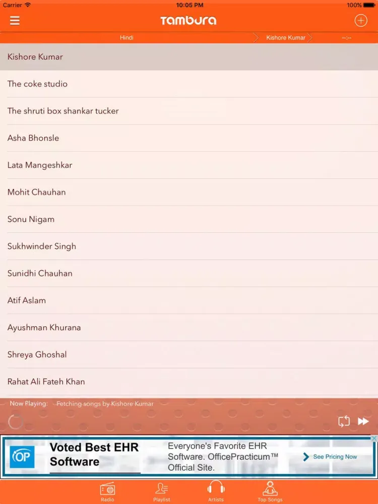 Tambura Tamil Radio : Indian Desi radio Tunein to the Latest hits iPad 应用截图