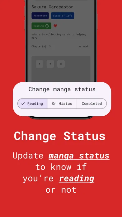 Manga List應用截圖