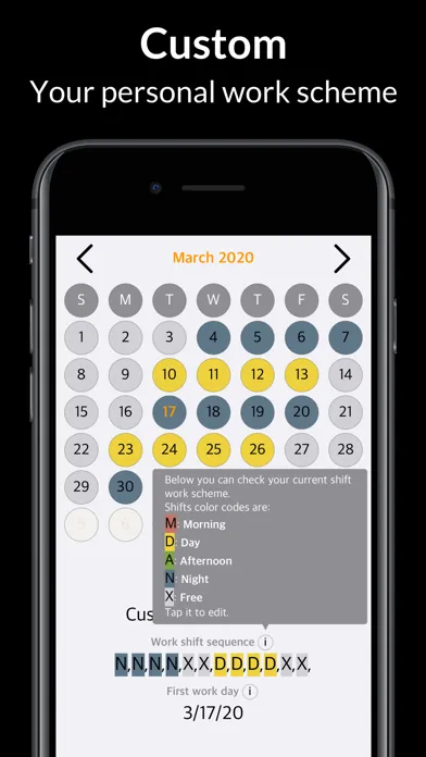 Ảnh chụp màn hình của Rosta – Duty Calendar