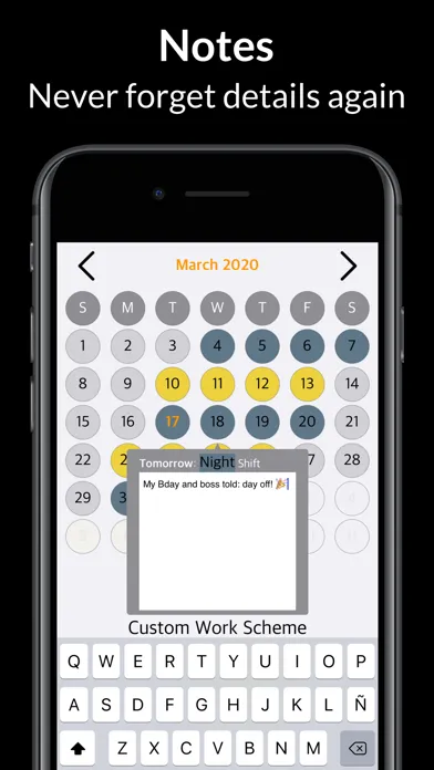 Ảnh chụp màn hình của Rosta – Duty Calendar