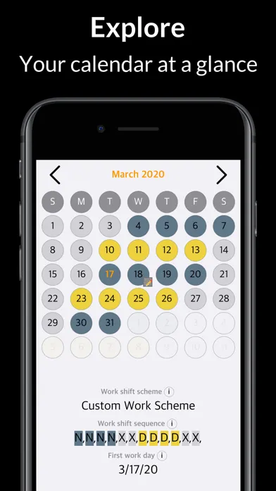 Ảnh chụp màn hình của Rosta – Duty Calendar