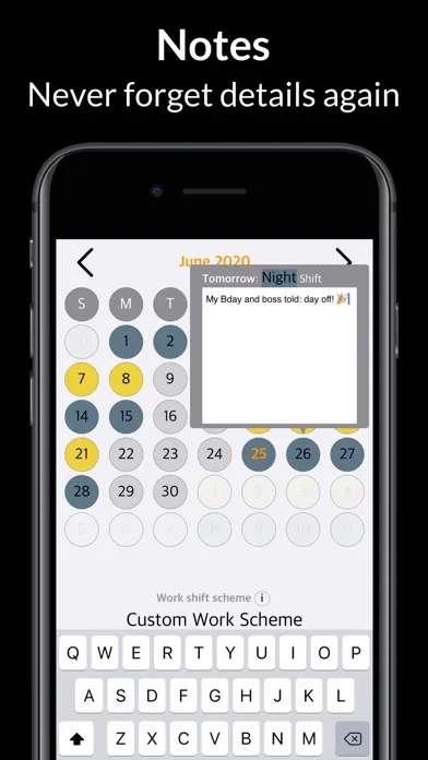 Ảnh chụp màn hình của Rosta – Duty Calendar