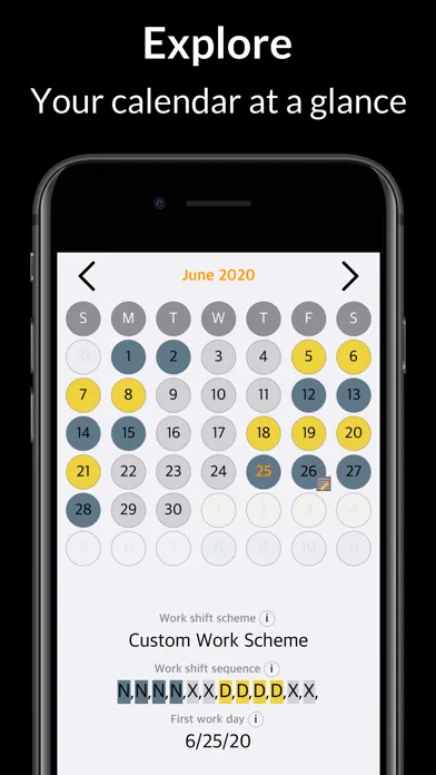 Ảnh chụp màn hình của Rosta – Duty Calendar