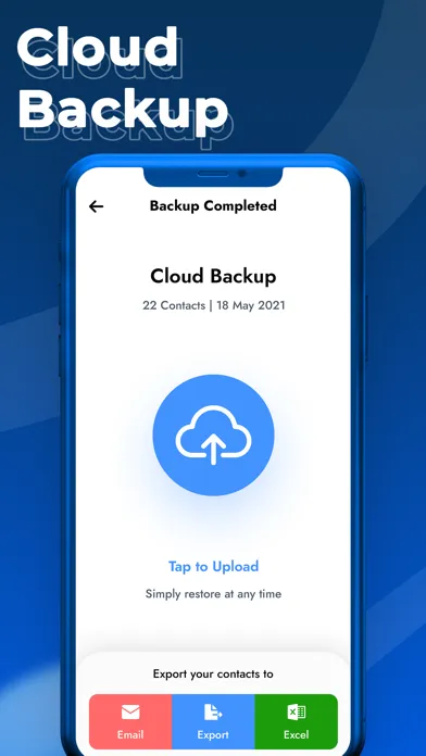 Contact Manager, Backup, Merge স্ক্রিনশট