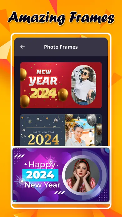 New Year 2024 Cards, Christmas سکرین شاٹس