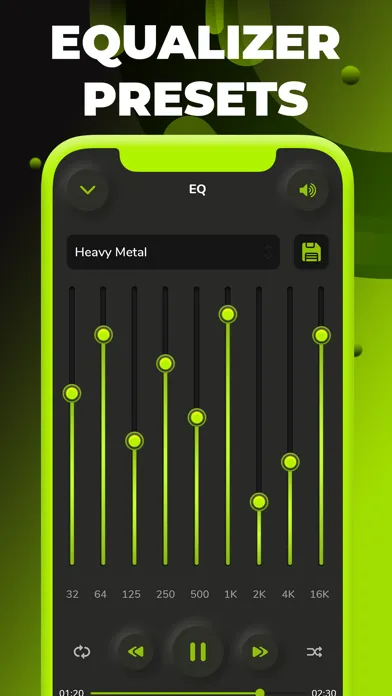 Captures d'écran de Volume Booster - Equalizer FX
