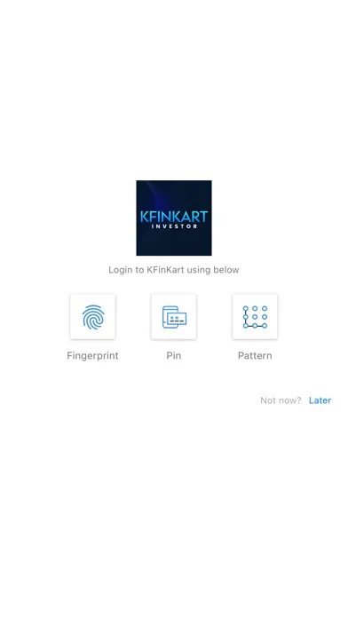 Zrzuty ekranu KFinKart-Investor Mutual Funds