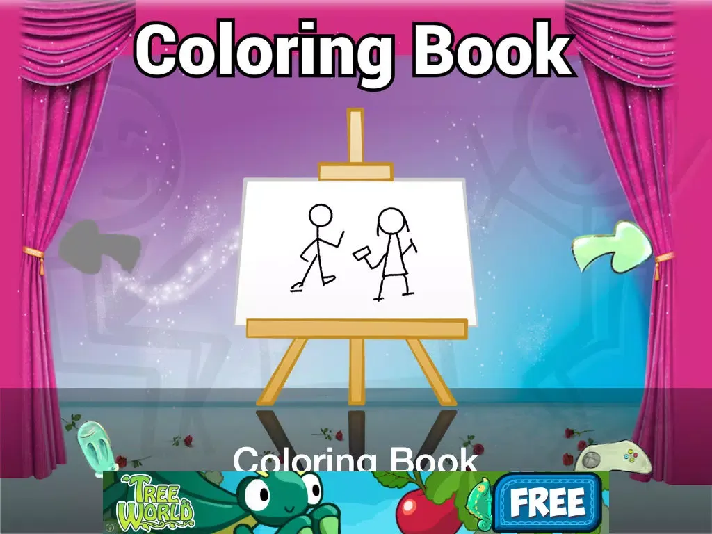 Kids Color Pages: paint, draw, printable, sharing coloring books iPad 应用截图