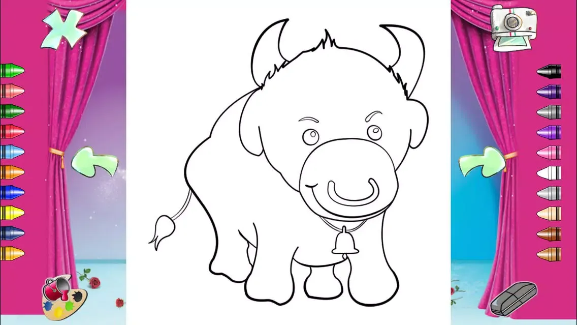 Kids Color Pages: paint, draw, printable, sharing coloring books应用截图