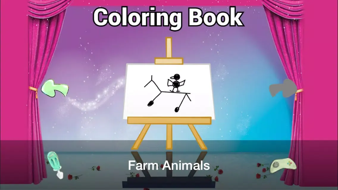 Kids Color Pages: paint, draw, printable, sharing coloring books应用截图