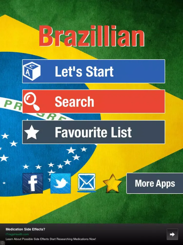 Скриншоты Begin Portuguese - Brazillian Survival Phrases iPad 