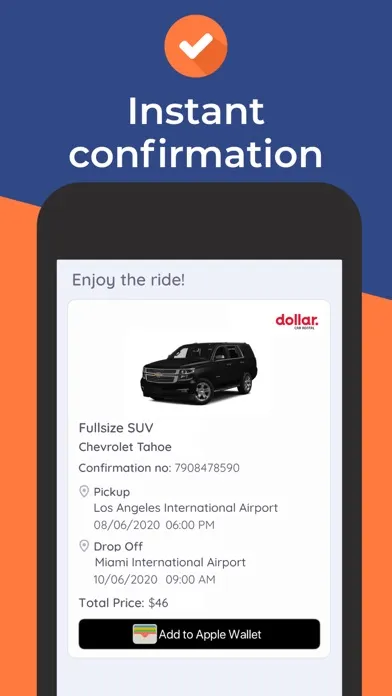 Tangkapan layar Carla Car Rental