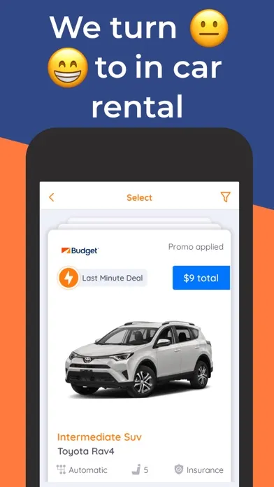Tangkapan layar Carla Car Rental