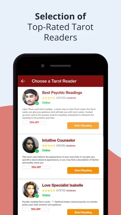 Tarot Card Reading- Live Chat应用截图