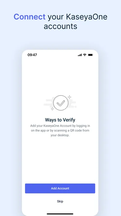 Zrzuty ekranu KaseyaOne Mobile