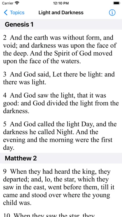 Ảnh chụp màn hình của Patterns: Study Bible by Topic