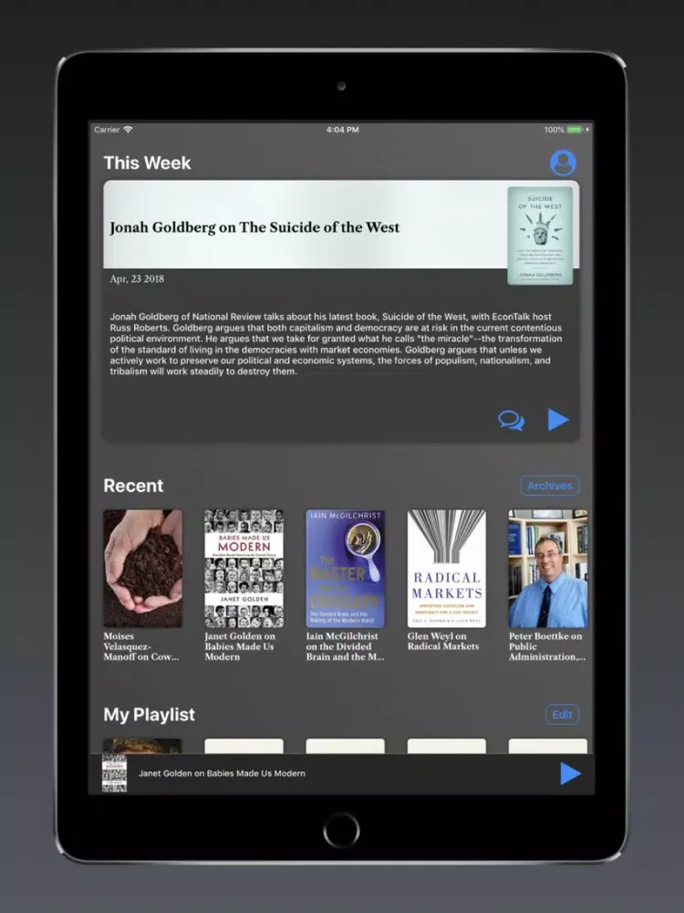 Скриншоты Economics iPad 