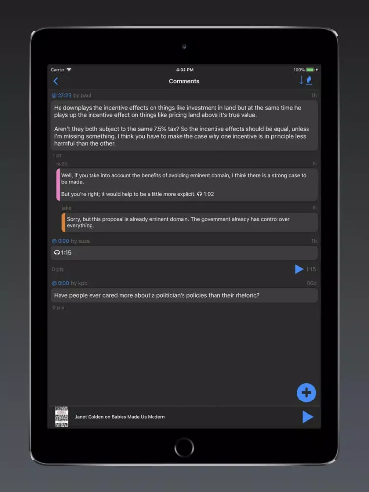 Скриншоты Economics iPad 