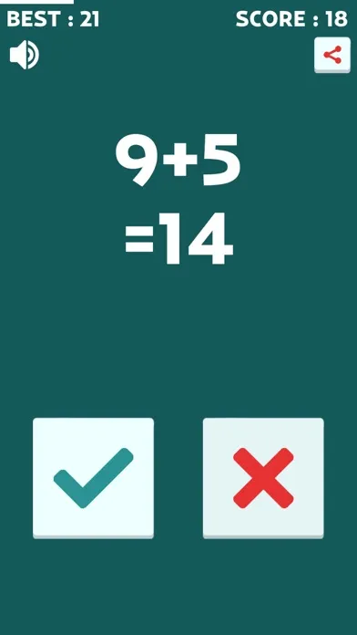 Tangkapan skrin Extreme Maths Trivia Quiz