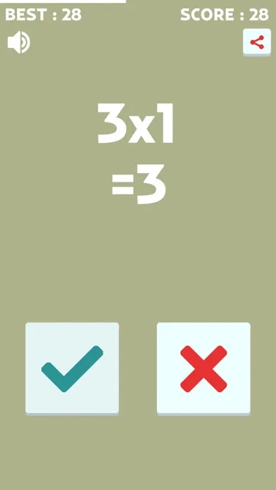 Tangkapan skrin Extreme Maths Trivia Quiz