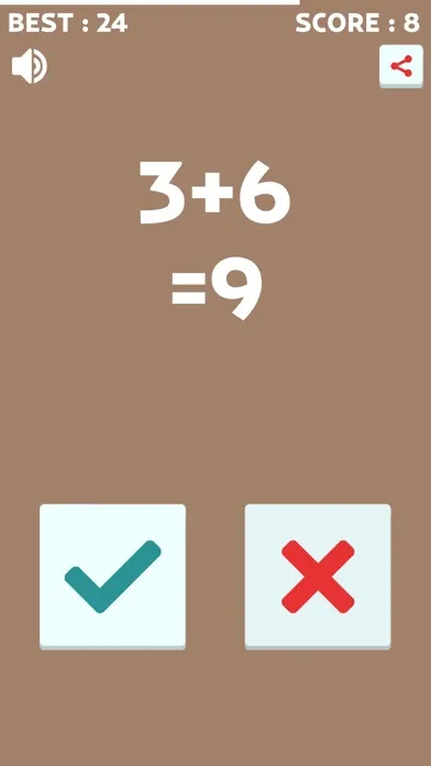 Tangkapan skrin Extreme Maths Trivia Quiz