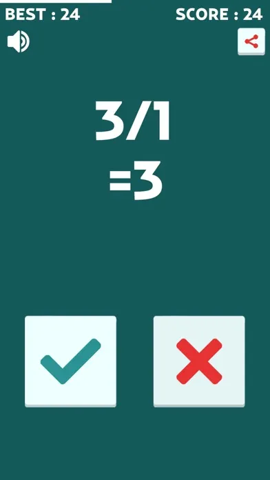 Tangkapan skrin Extreme Maths Trivia Quiz