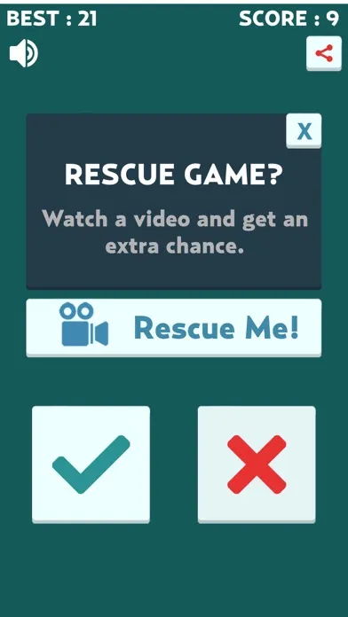 Tangkapan skrin Extreme Maths Trivia Quiz