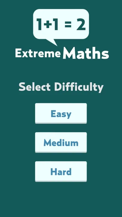 Tangkapan skrin Extreme Maths Trivia Quiz