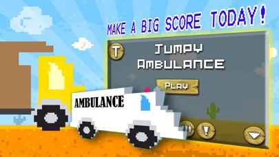 Jumpy Bumpy Ambulance Race With Dr. Classics Driving应用截图