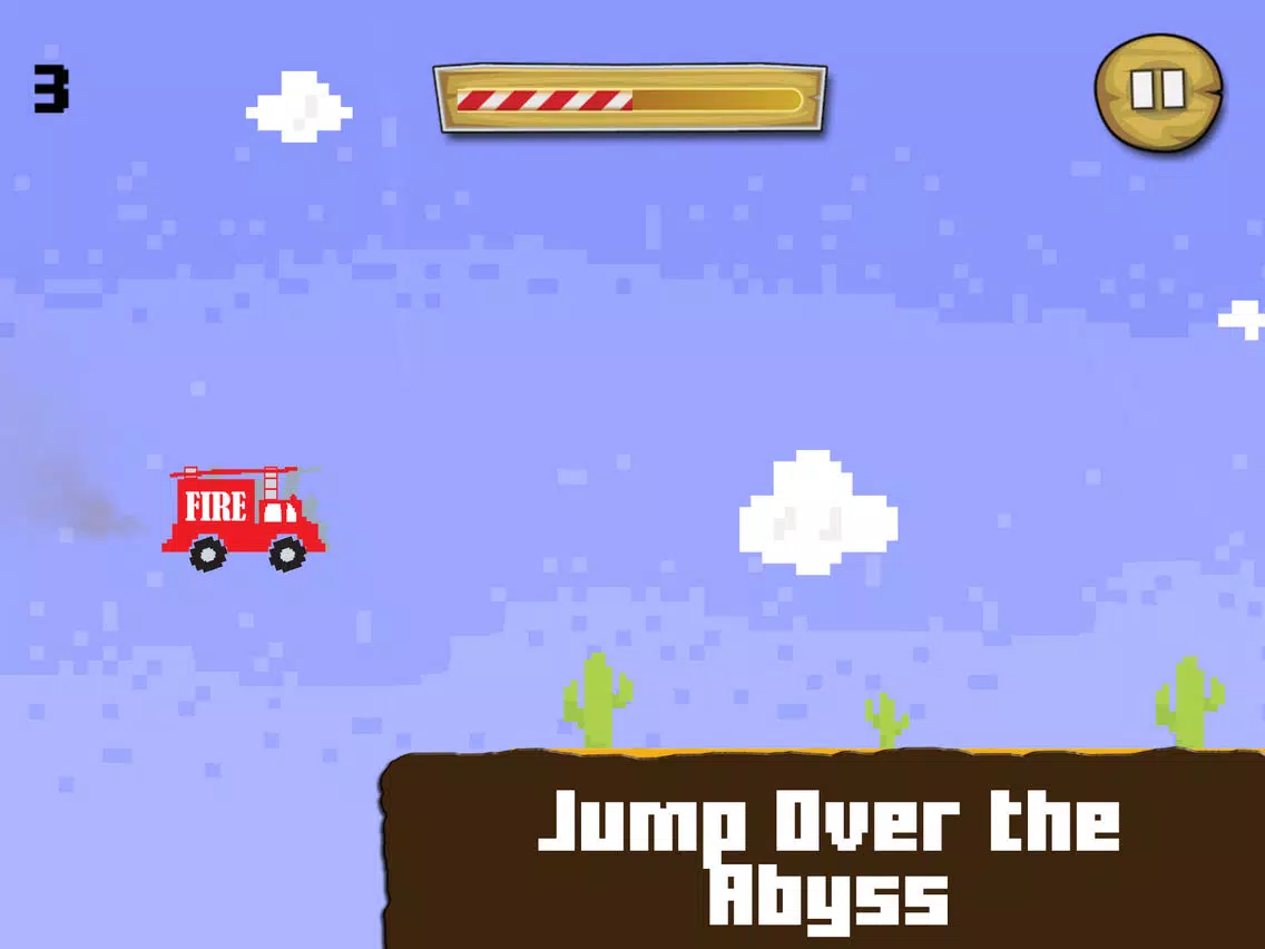 Jumpy Smashy Fire Truck Speed Racing Simulation Game iPad  Screenshots