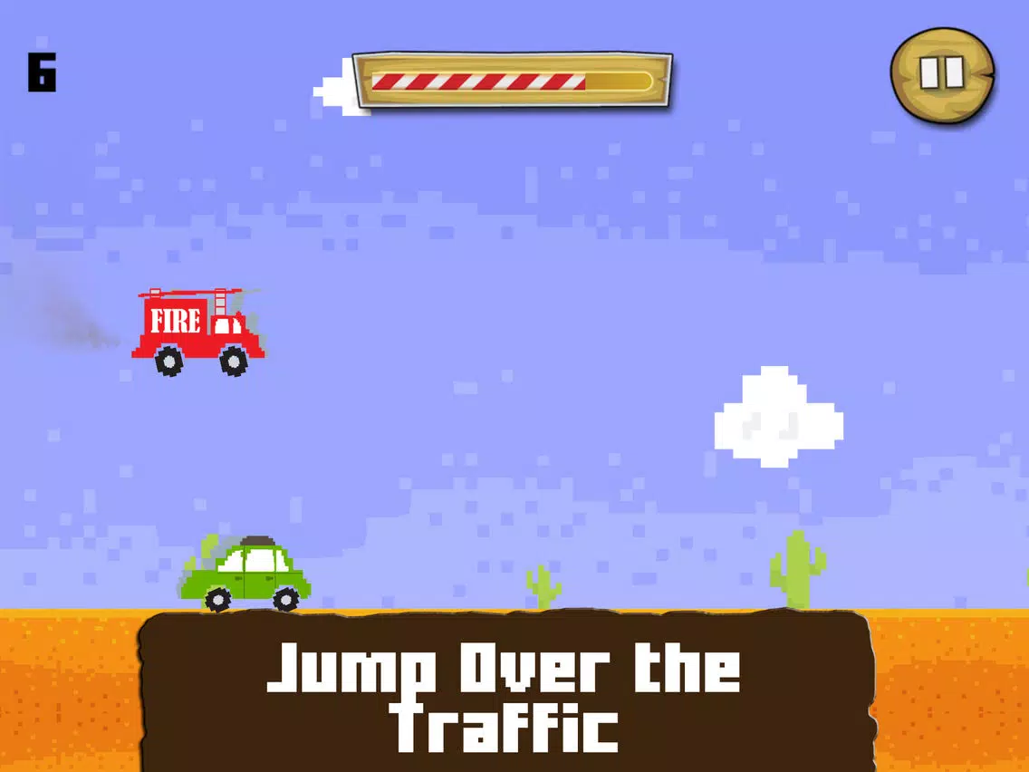 Jumpy Smashy Fire Truck Speed Racing Simulation Game iPad  Screenshots