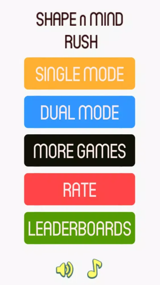 Zrzuty ekranu Shape n Mind Rush - A Color Match Survival Game